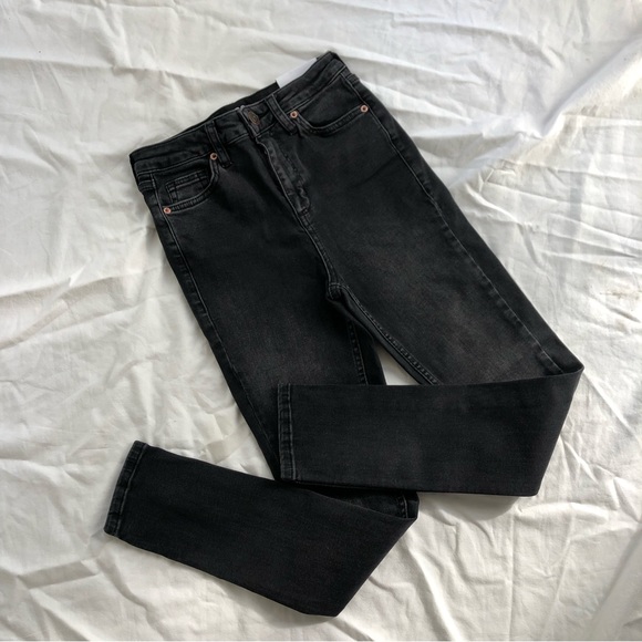 Urban Outfitters Skinny Black Jeans -  UK 8 - Picture 3 of 4